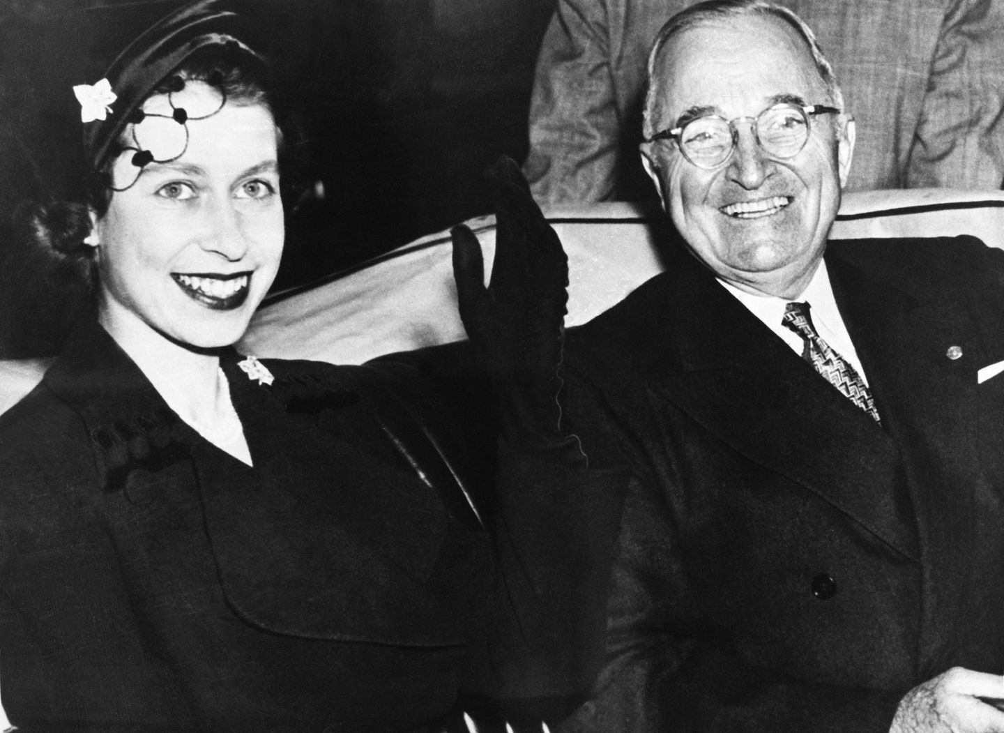 Britische Royals: Die Queen 1951 mit US-Präsident Truman