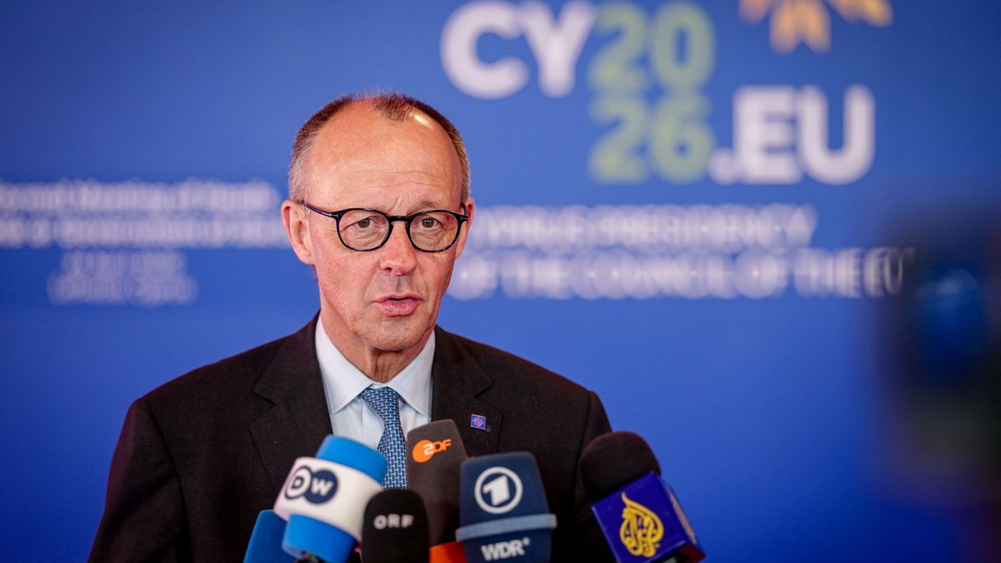 Merz macht zum Beginn des EU-Gipfels eine klare Ansage zum Haushalt. Foto: Kay Nietfeld/dpa