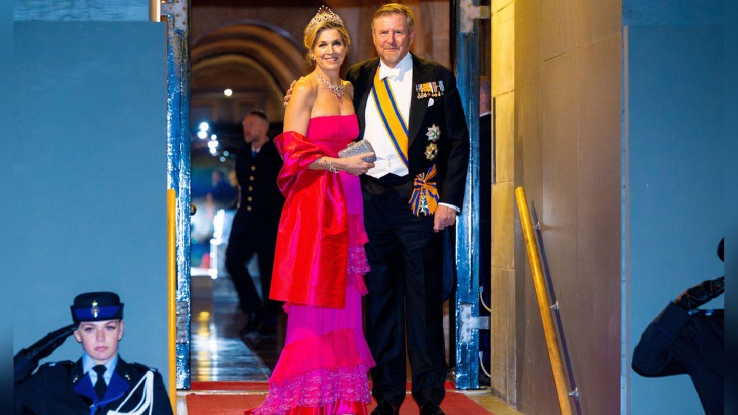 Königin Máxima war am Donnerstag der modische Star des Diplomaten-Dinners.