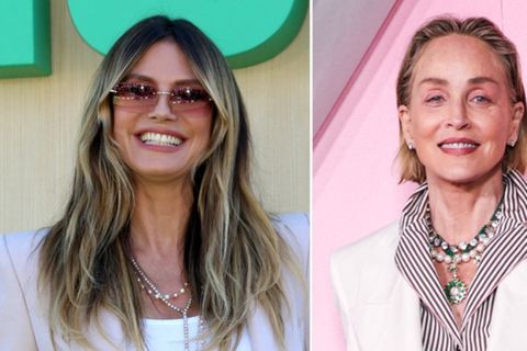 Wenn Heidi Klum (li.) nach Los Angeles zum "GNTM"-Finale lädt, dann kommen auch Hollywoodgrößen wie Sharon Stone.