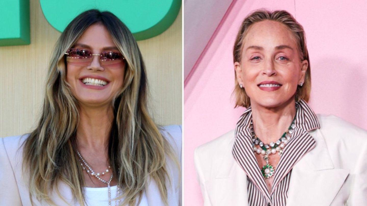 Wenn Heidi Klum (li.) nach Los Angeles zum "GNTM"-Finale lädt, dann kommen auch Hollywoodgrößen wie Sharon Stone.