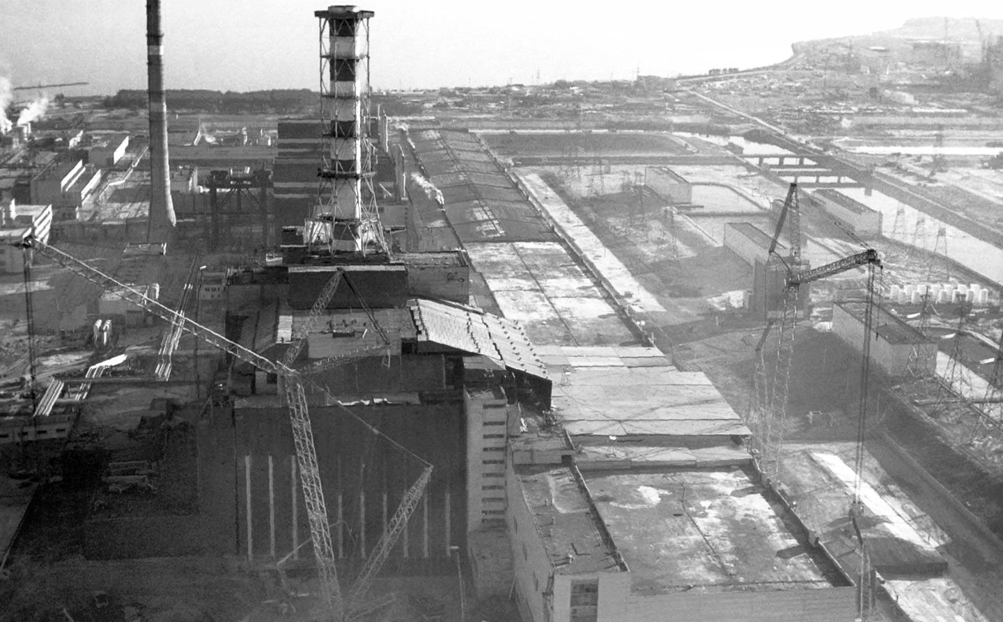 Reaktor mit Betonsarkophag