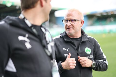 Heiko Vogel: Das Heimspiel gegen Darmstadt war "kein Kamillentee." (Archivbild) Foto: Daniel Löb/dpa