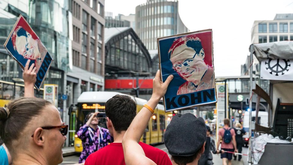 Ikone der Corona-Leugner-Bewegung: Stephan Kohn