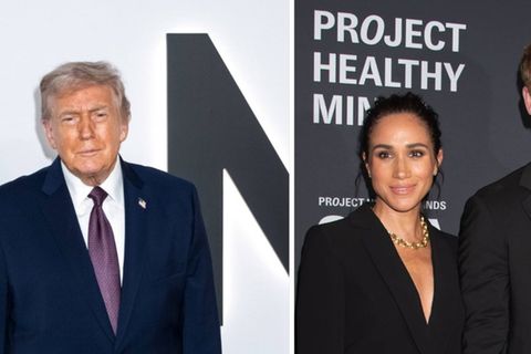 Donald Trump hat bereits einige Mal öffentlich über die Sussexes gelästert.