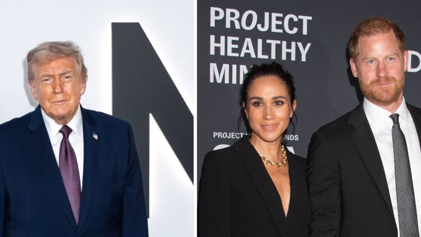 Donald Trump hat bereits einige Mal öffentlich über die Sussexes gelästert.