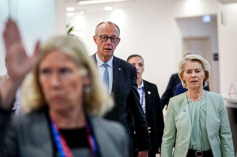 Will dem Iran ein Angebot machen: Kanzler Friedrich Merz reiste mit einem Vorstoß der Bundesregierung zum EU-Gipfel nach Zypern.