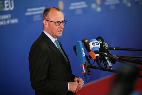 Kanzler Friedrich Merz (CDU) in Nikosia