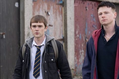 Mitchell Robertson (l.) und Stuart Campbell als jüngere Versionen der Hauptfiguren in "Half Man".