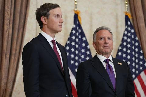 Trumps Unterhändler Kushner und Witkoff sollen den Iran zum Einlenken bringen. (Archivbild) Foto: Jacquelyn Martin/POOL AP/AP/dp