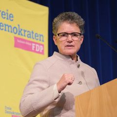 Lydia Hüskens ist derzeit Ministerin für Infrastruktur und Digitales. Sie ist FDP-Spitzenkandidatin für die Landtagswahl. (Archi