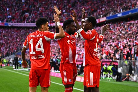 Jubeln die Bayern in Mainz auch ohne etliche Stammspieler? (Archivbild) Foto: Tom Weller/dpa