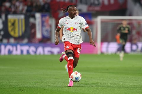 Leipzigs Yan Diomande war auch beim 3:1 gegen Union Berlin ein Aktivposten. Foto: Jan Woitas/dpa
