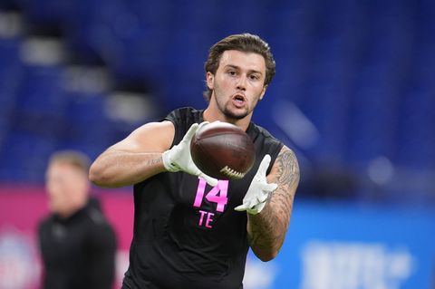 Tight End Marlin Klein wurde von den Houston Texans im NFL-Draft bereits in der zweiten Runde ausgewählt. (Archivbild) Foto: Mic