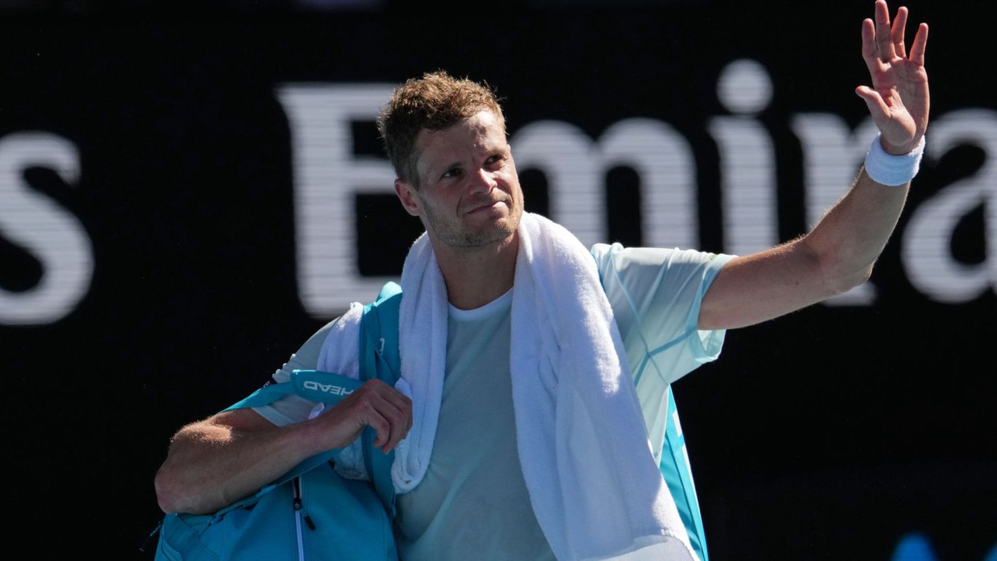 In Madrid muss sich Yannick Hanfmann früh aus dem Turnier verabschieden. (Archivbild) Foto: Dita Alangkara/AP/dpa