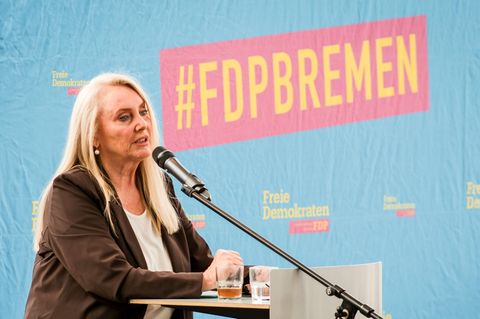 Die Unternehmerin Bettina Schiller steht künftig an der Spitze der Bremer FDP. Foto: Focke Strangmann/dpa