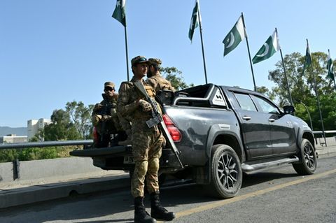 Sicherheitskräfte in Islamabad vor Iran-Gesprächen