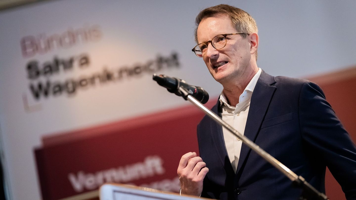 Das BSW in Berlin hat das Ziel, nach der Wahl im September ins Landesparlament einzuziehen - Co-Landesvorsitzender Alexander Kin