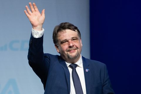 Dennis Radtke mahnte auf der CDA-Tagung an, die CDU müsse auf "schwarzmalerische Rhetorik" verzichten und eine positive Zukunft