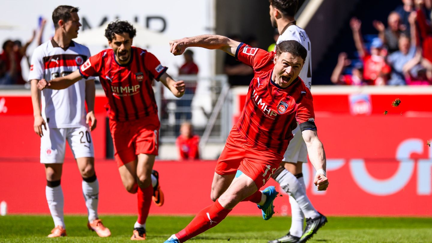 Fußball-Bundesliga: Im Abstiegskampf: Heidenheim darf hoffen - St. Pauli taumelt