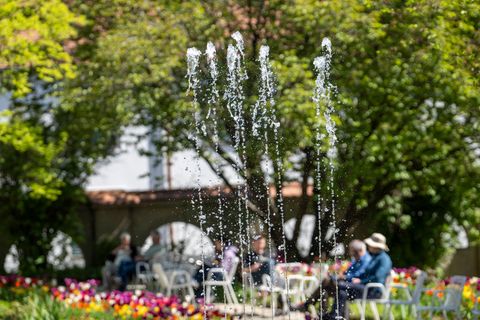 Zum Wochenstart bleibt es im ganzen Freistaat sonnig und warm. Foto: Stefan Puchner/dpa