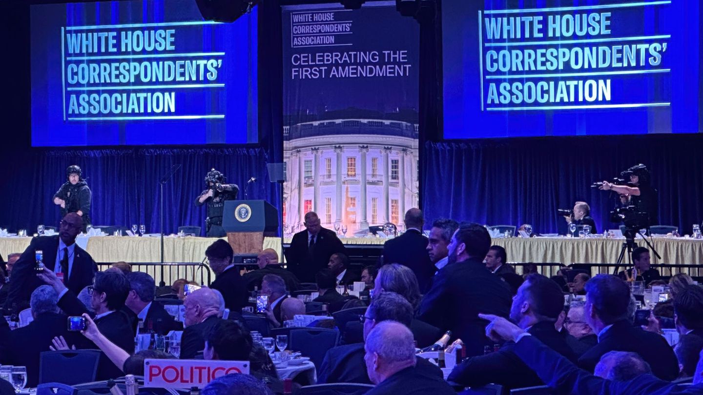 Saal des White House Correspondents' Dinner in Washington
