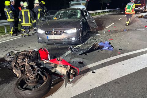 Ein Motorradfahrer ist bei Marktbergel in Mittelfranken tödlich verunglückt. Foto: Kevin Weddig/NEWS5/dpa