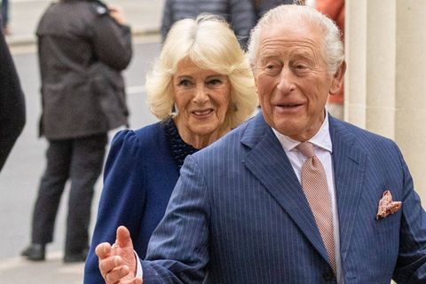 König Charles III. und Königin Camilla vor wenigen Tagen in London.