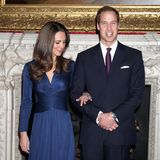 Kate und William 2010 bei ihrer Verlobung
