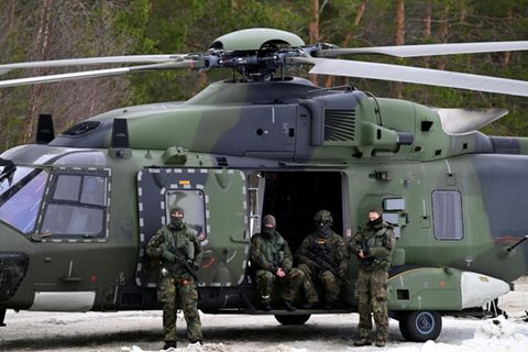 Bundeswehr-Soldaten in Norwegen