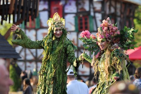 Ausgefallene Kostüme bestimmen vielerorts das Geschehen. (Archivbild) Foto: Matthias Bein/dpa
