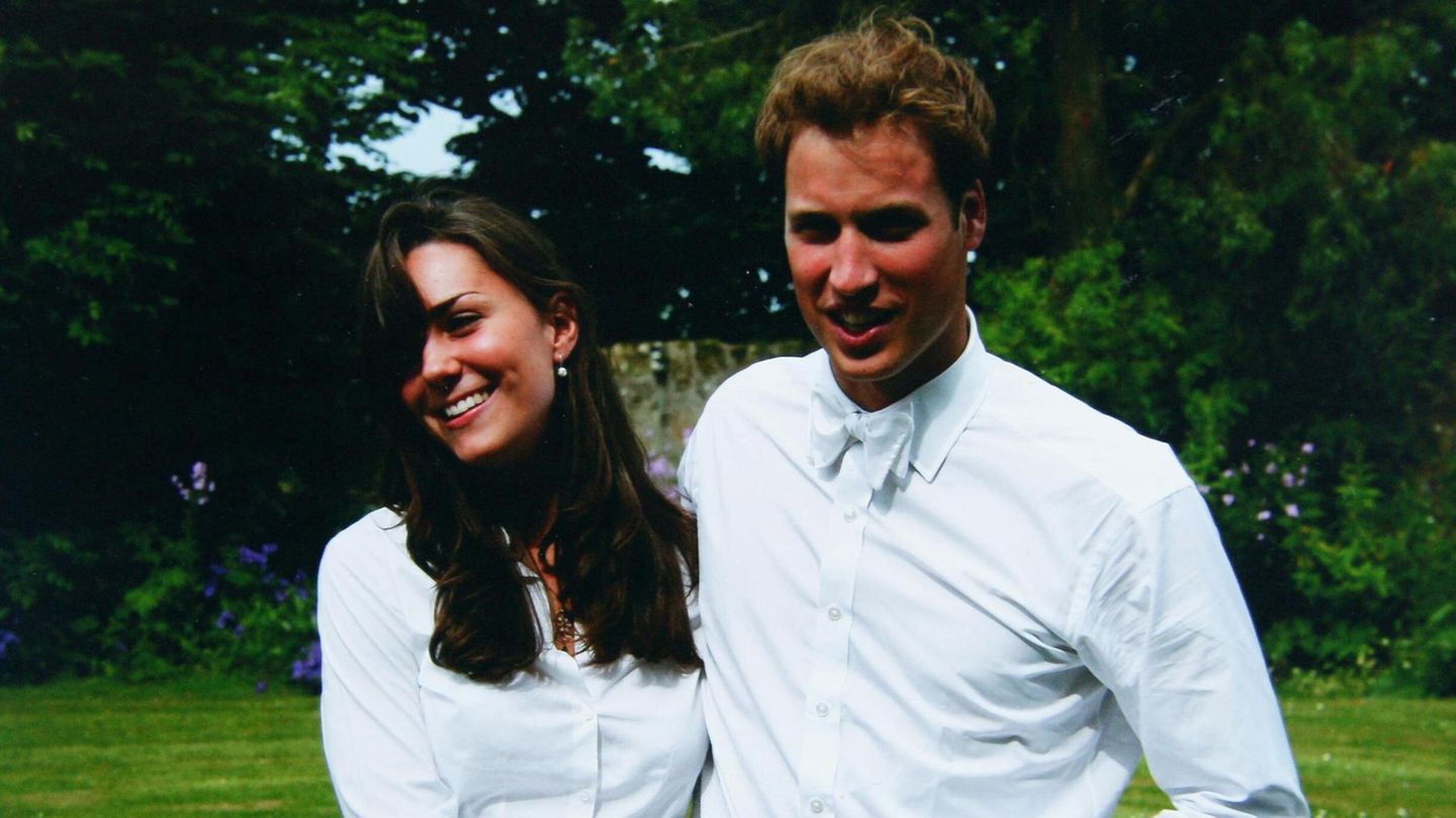Kate und William 2005 jung verliebt