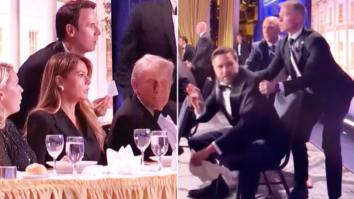 First Lady in Schockstarre: Als Schüsse zu hören sind: Videos zeigen Reaktionen im Saal