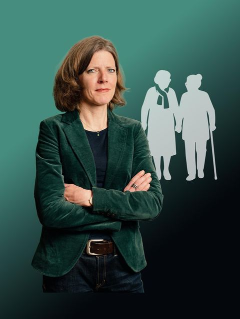 Geld-Kolumnistin Nadine Oberhuber mit zwei Menschen in Rente hinter sich