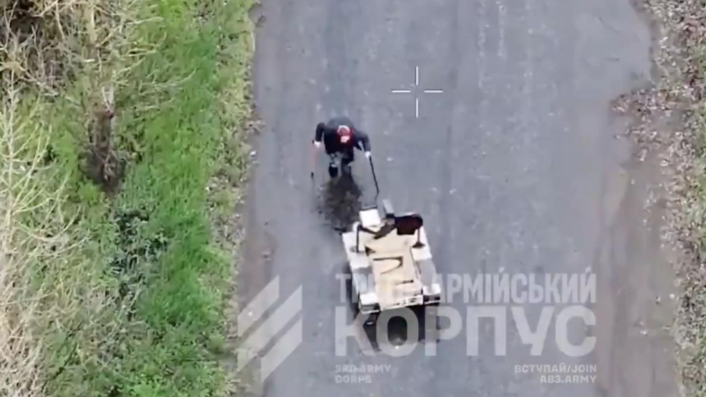 Ukraine: Roboter rettet 77-Jährige aus zerbombter Frontstadt