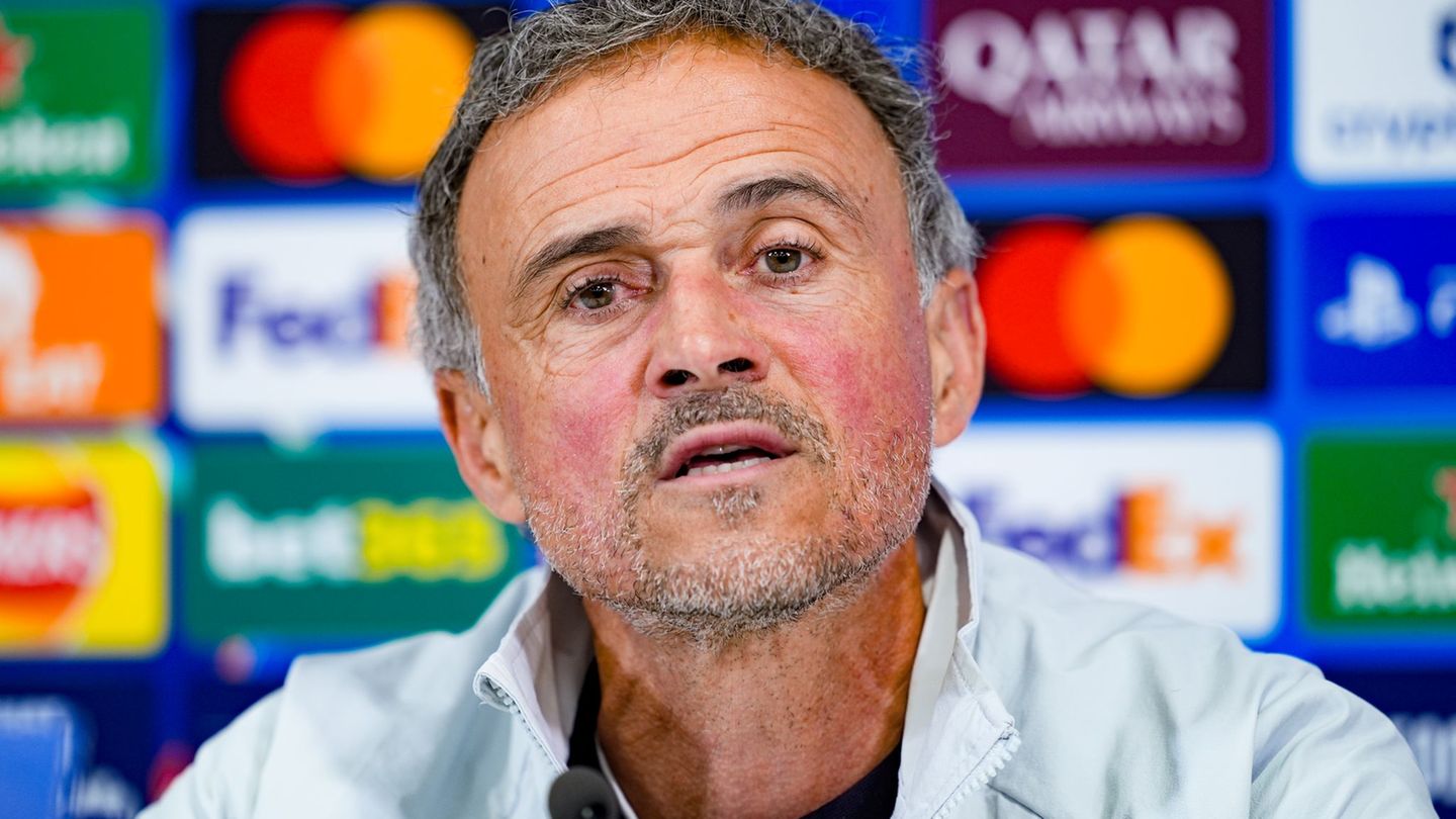 Luis Enrique sprach vor dem Halbfinal-Hinspiel der Champions League gegen Bayern München. (Archivbild) Foto: Peter Byrne/PA Wire