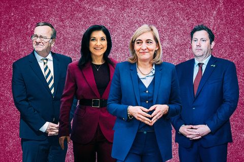 Foto Bundeskabinett mit Pistorius, Reiche, Warken und Lars Klingbeil