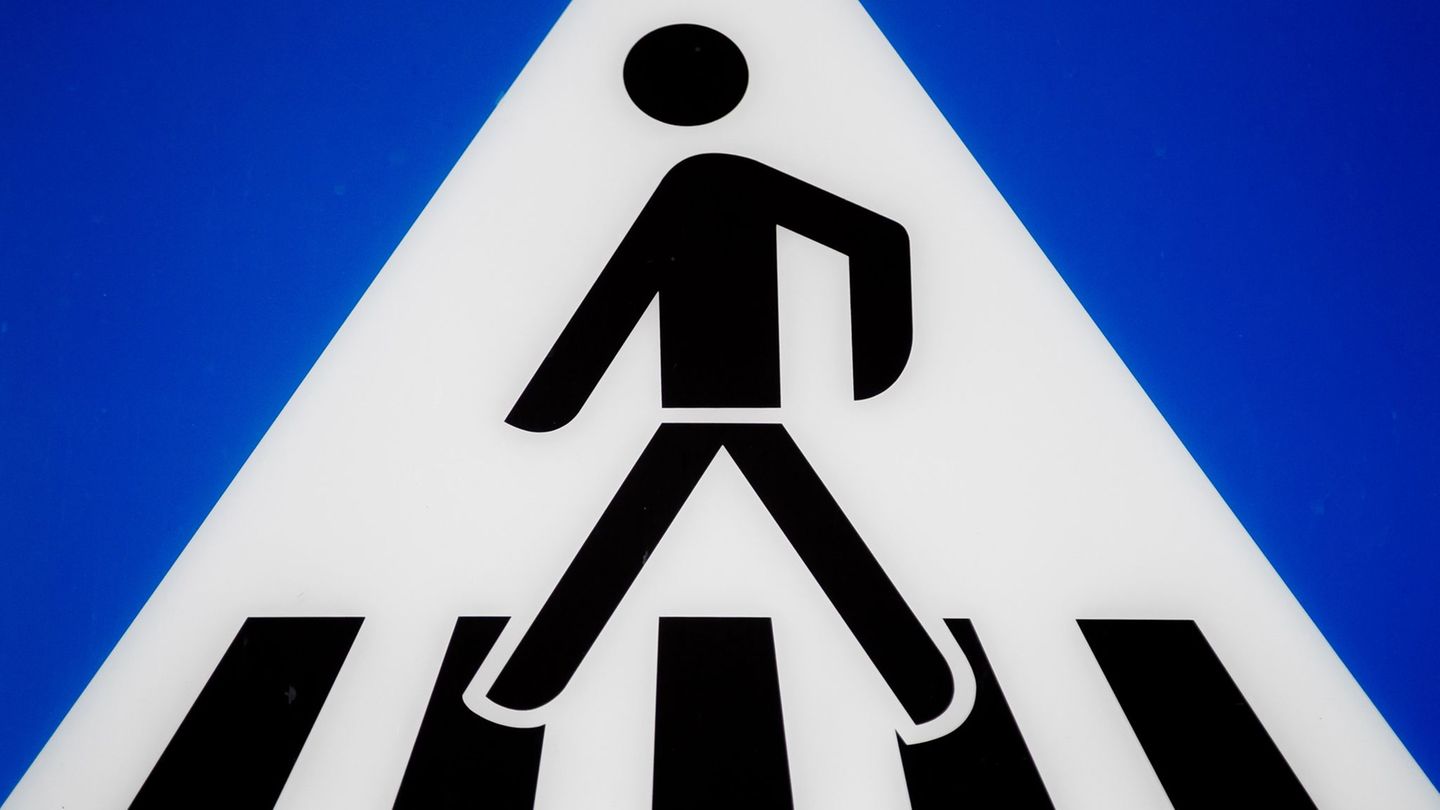 Das Kind wollte laut Polizei mit einem Fahrrad den Zebrastreifen überqueren. (Symbolbild) Foto: Christoph Soeder/dpa