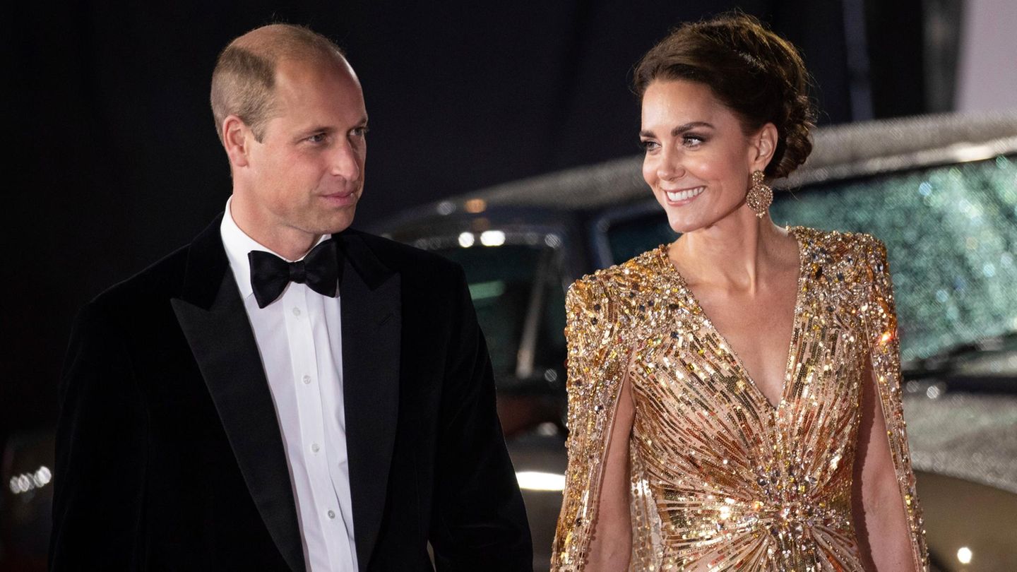 Kate und William 2021 bei einer Filmpremiere