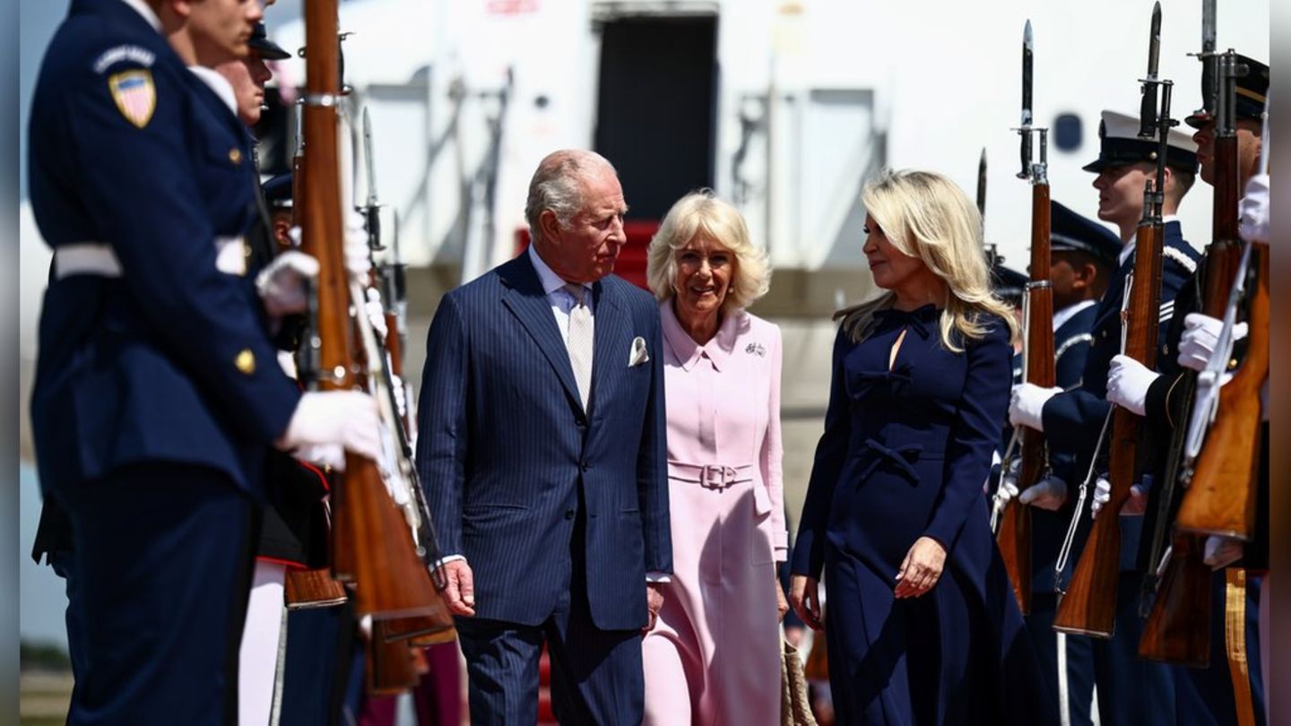 König Charles III. und Königin Camilla: Staatsbesuch in den USA gestartet
