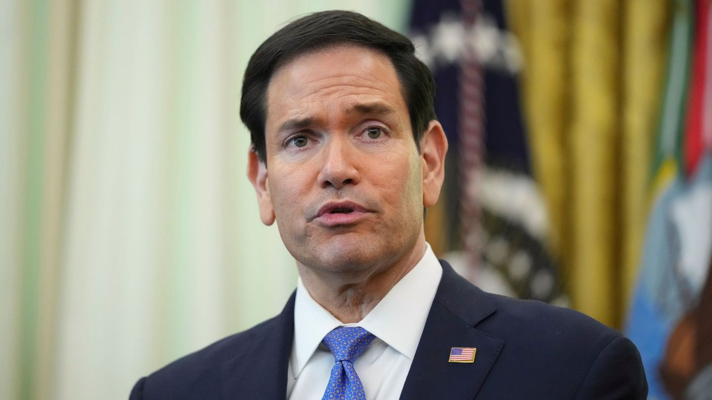 US-Außenminister Marco Rubio vergleicht die Straße von Hormus mit einer "wirtschaftlichen Atomwaffe". (Archivbild) Foto: Mark Sc