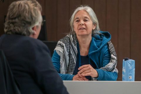 Daniela Klette in Gerichtssaal