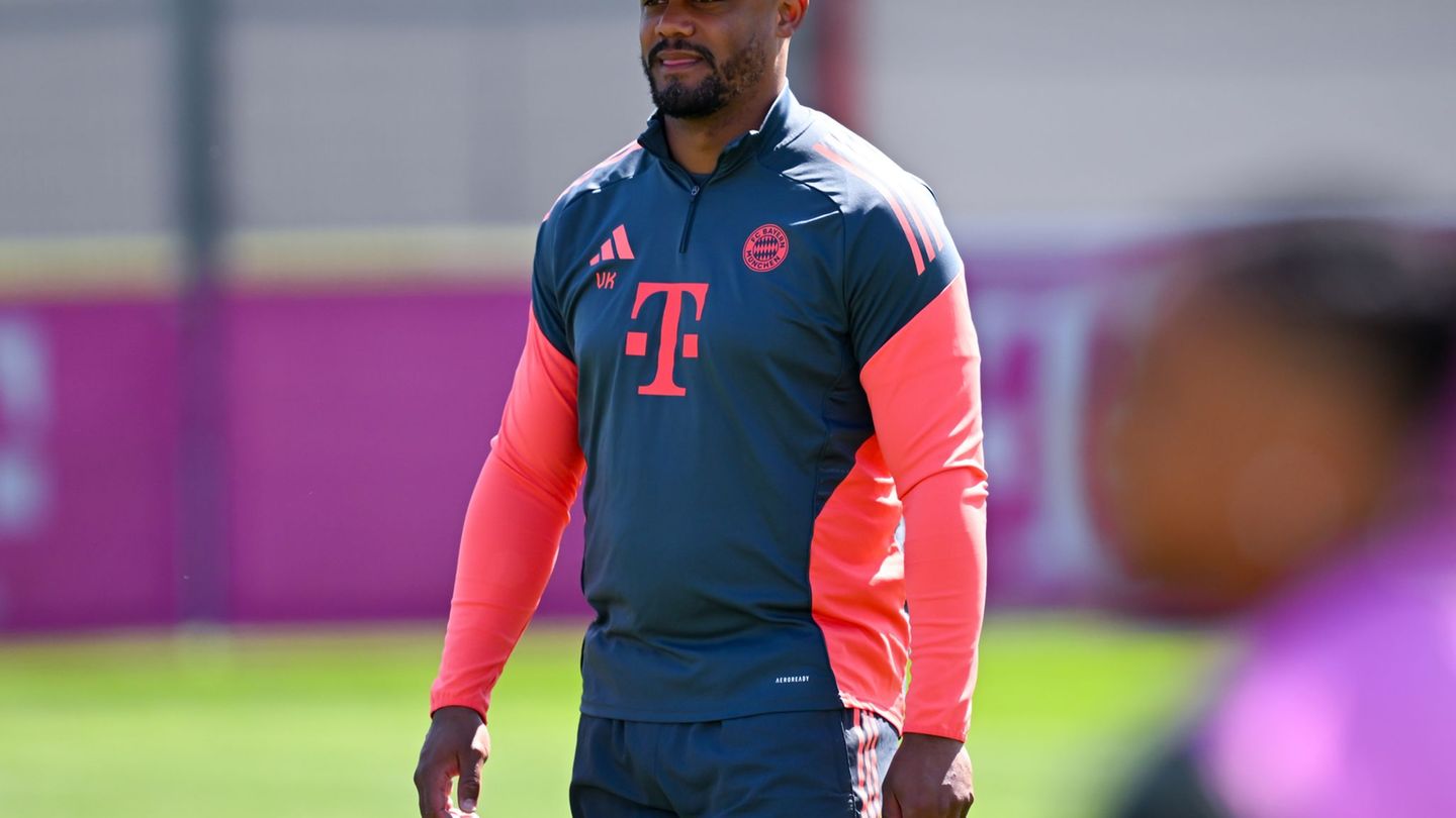 Vincent Kompany kann in Paris nicht aktiv sein. Bayerns Cheftrainer ist gesperrt und muss auf der Tribüne zuschauen. Foto: Sven