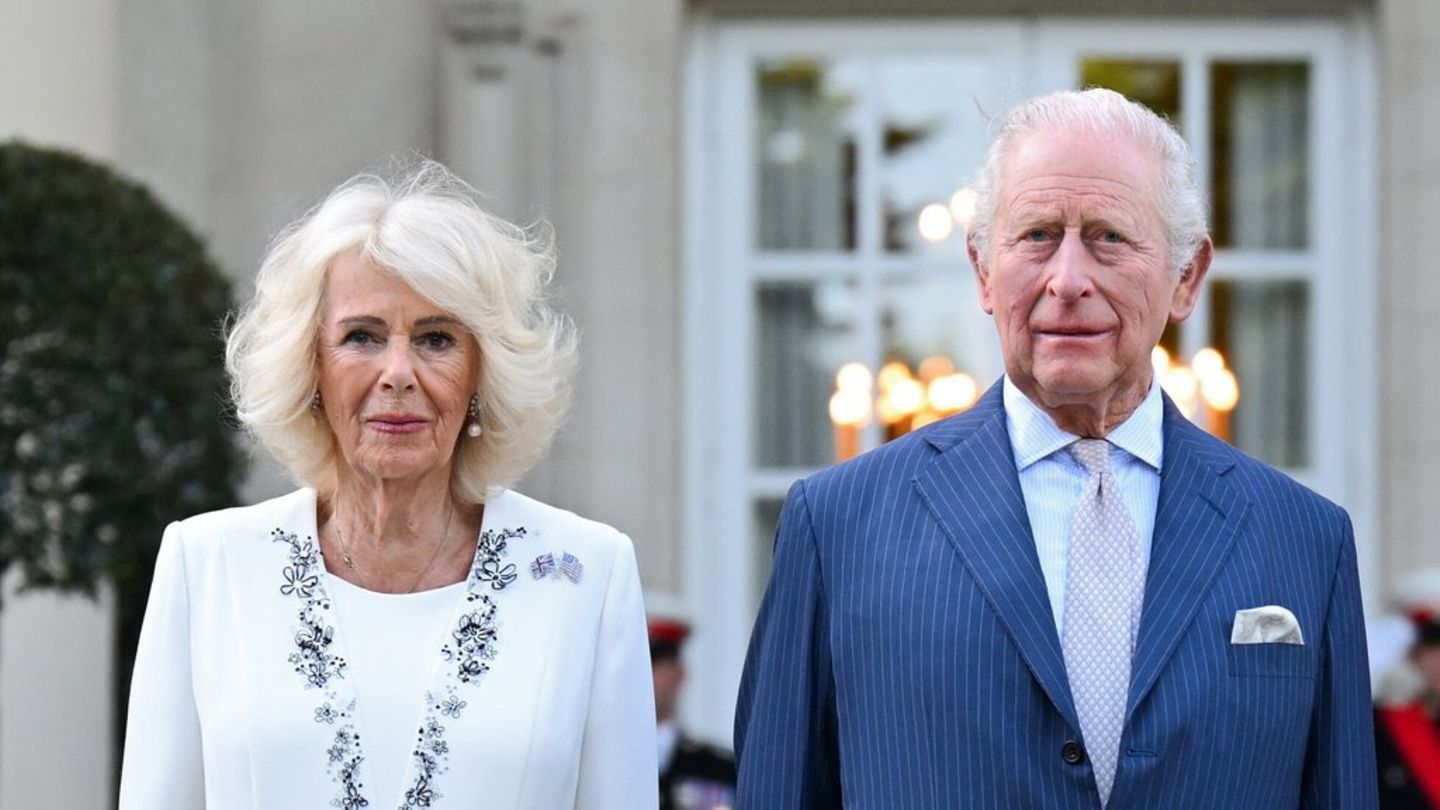 Königin Camilla und König Charles: Mit leichtem Jetlag bei der Gartenparty