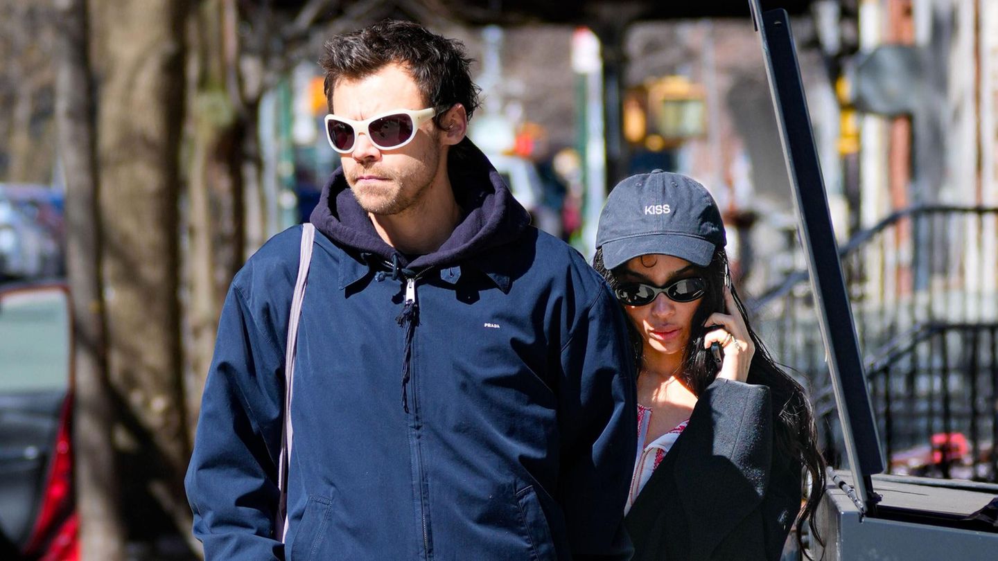 Harry Styles und Zoë Kravitz laufen gemeinsam durch New York