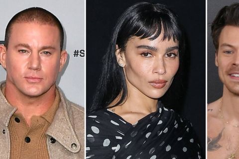 Channing Tatum (l.) war bis 2024 mit Zoë Kravitz verlobt. Im August 2025 sah man sie erstmals vertraut mit Harry Styles.