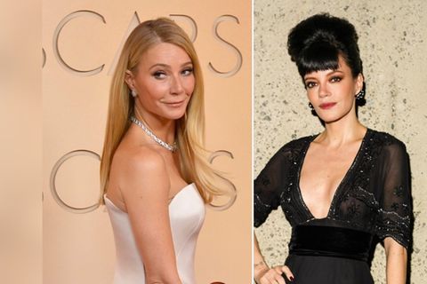 Gwyneth Paltrow und Lily Allen kennen sich seit vielen Jahren.
