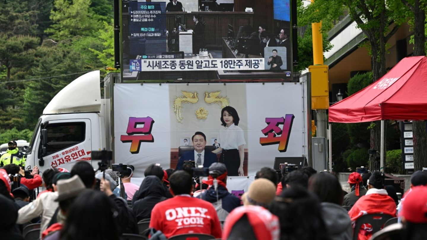 Die Urteilsverkündung wurde live im Fernsehen übertragen