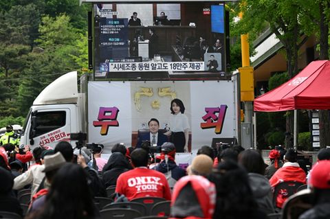 Die Urteilsverkündung wurde live im Fernsehen übertragen