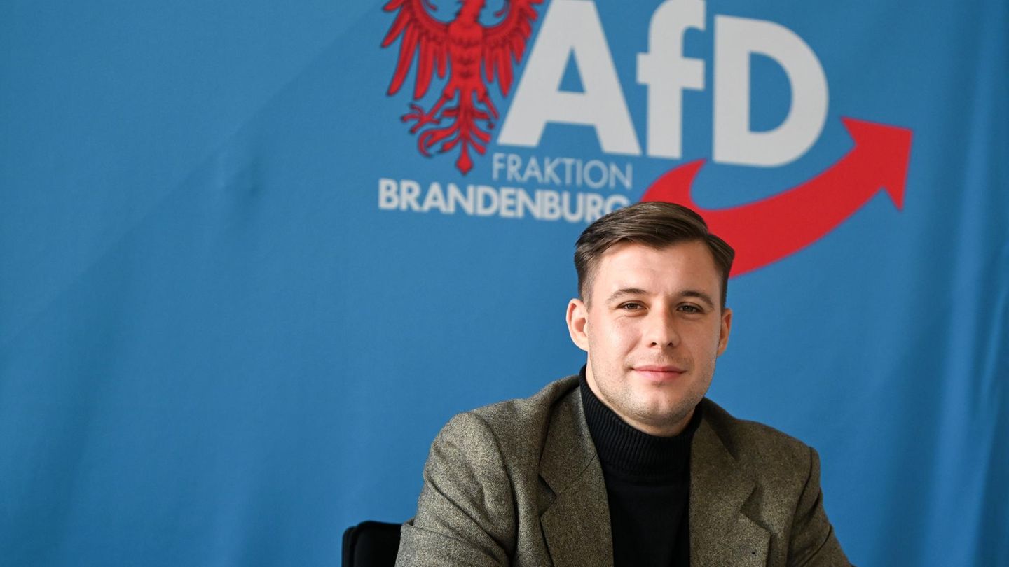 Jean-Pascal Hohm als Chef des Nachwuchsverbands der AfD